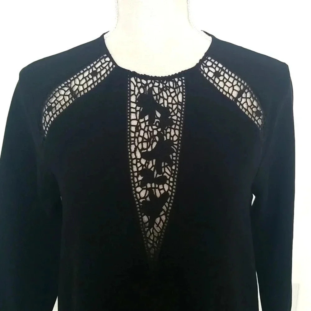 Wilfred | Black Lace design Dress - Picture 2 of 6